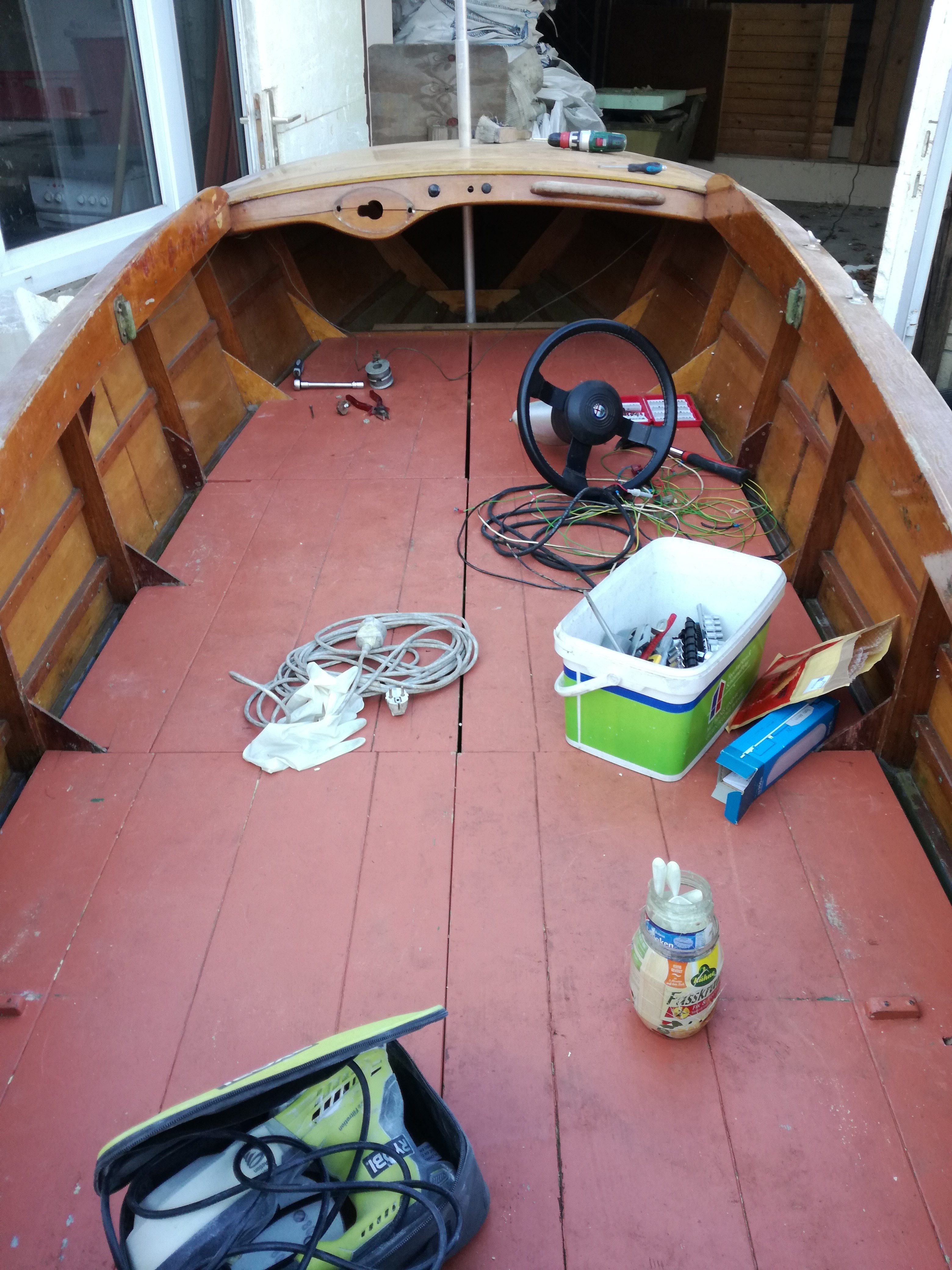 Restauration eines Holzbootes, Bild 2